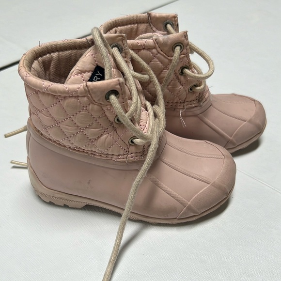 Sperry Duck Boots - toddler girl size 8 - Picture 1 of 3